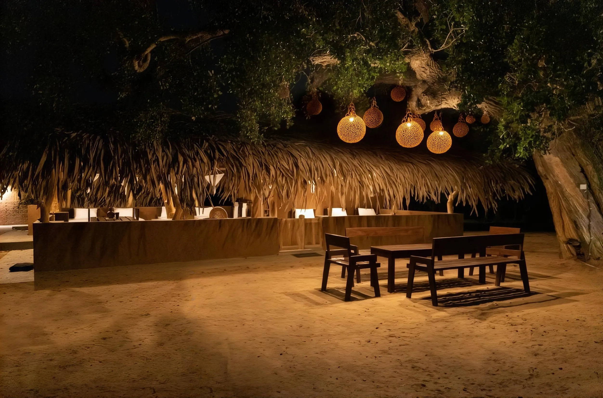 Yakaduru Yala dining area at night